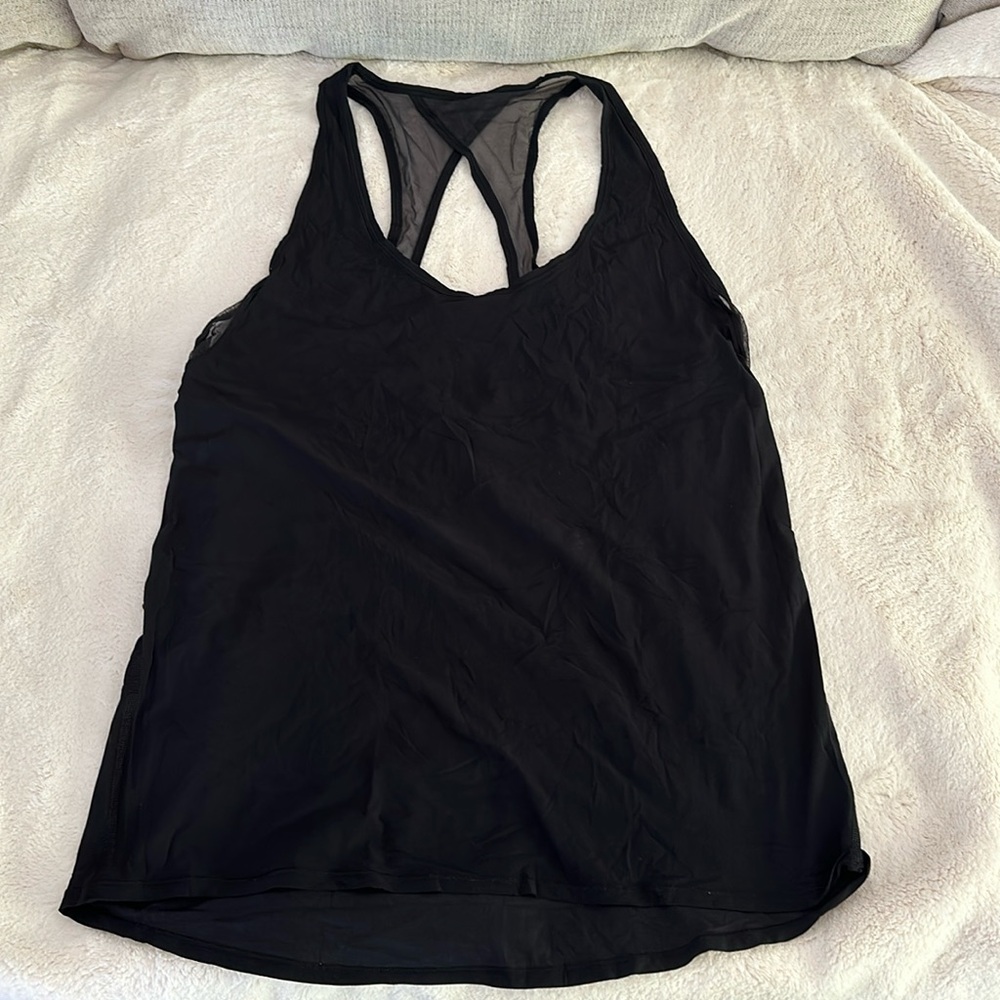 Lululemon Tank With Mesh Open Back - image 1